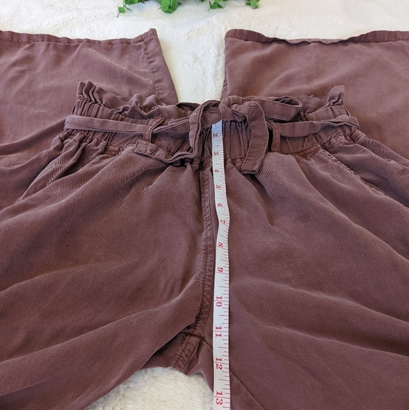 🌷3/15🌷 Thread & Supply Dust Rose High Waist Wide Legged Pants Size M - Picture 6 of 8